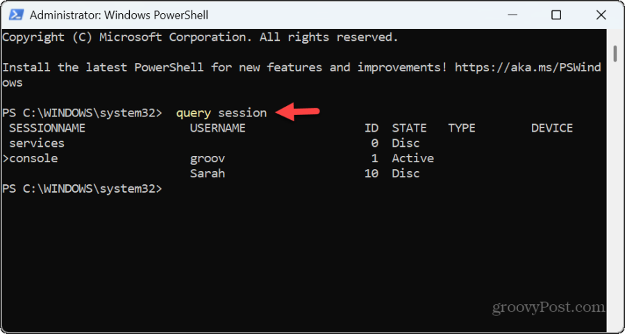 powershell-query