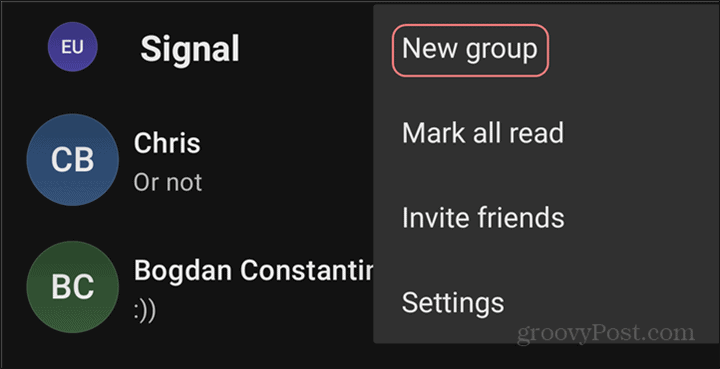 WhatsApp to Signal Groups nieuw
