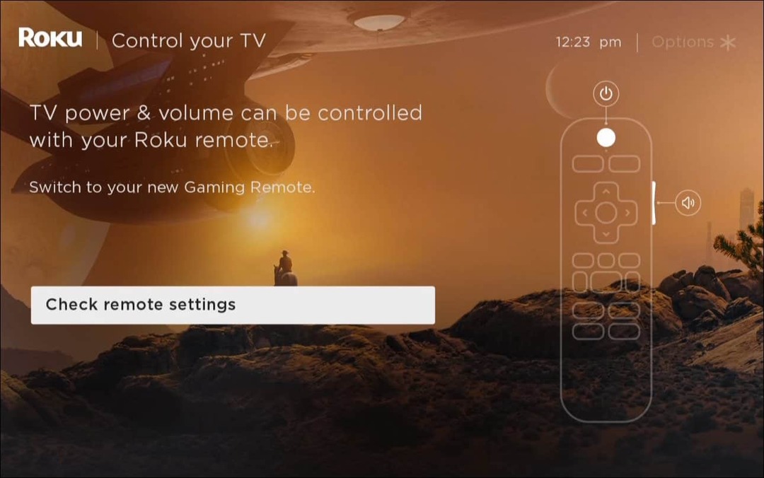 Roku Remote Volume werkt niet