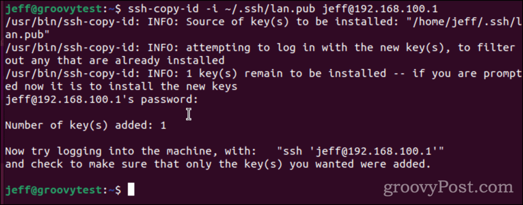 Uw SSH-sleutel kopiëren