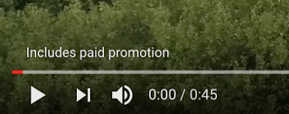 youtube betaalde promotietekst