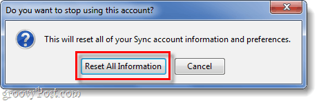 bevestig uitschakelen firefox 4 sync