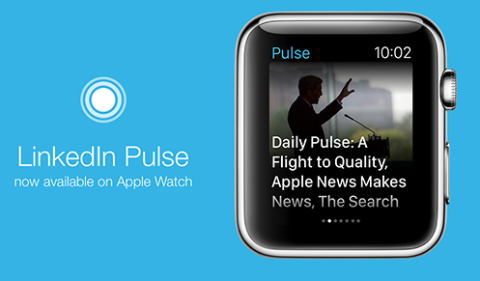 linkedin-puls voor Apple Watch