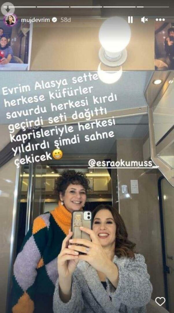 Evrim Alasya Instagram-bericht