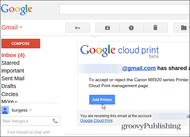 Hoe u uw printer kunt delen via Google Cloud Print