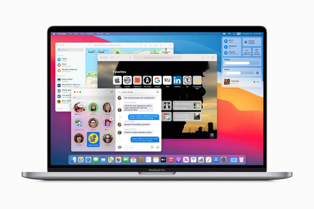 macOS Big Sur nieuwe functies