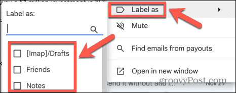 gmail-label als