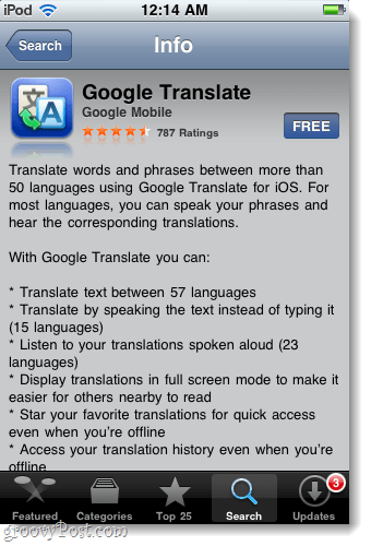 download en installeer de google translate app voor iphone, ipad en ipod