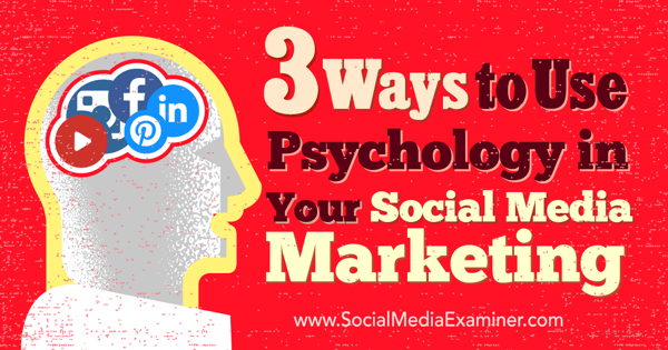 psychologie in social media marketing