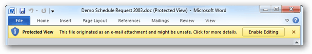 Schakel Beveiligde weergave voor Outlook-bijlagen uit