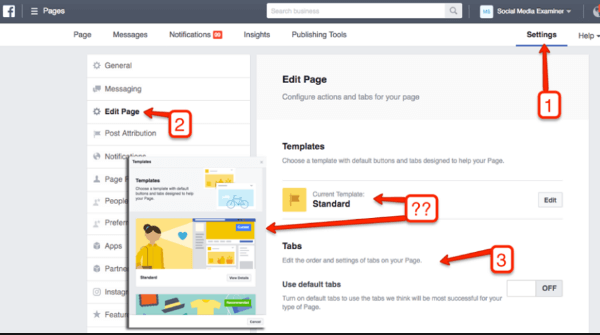 Hier leest u hoe u de lay-out van uw Facebook-pagina kunt wijzigen met Business Manager.
