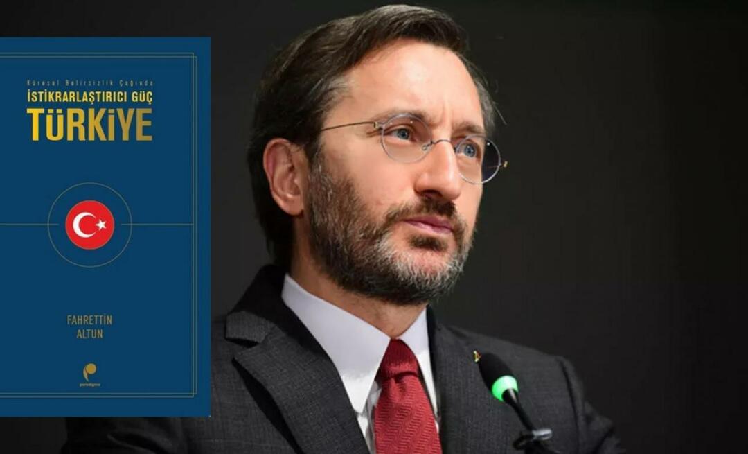 Nieuw boek van communicatiedirecteur Fahrettin Altun: Stabilizing Power Türkiye