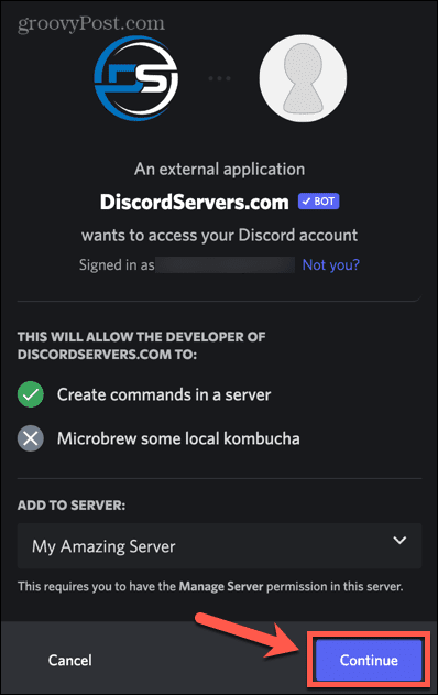 discord-server doorgaan