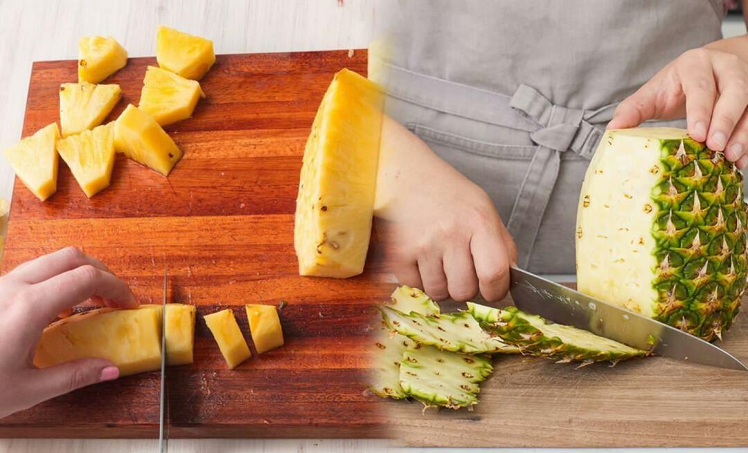 Hoe ananas het makkelijkst schillen? Hoe een ananas snijden? Wat zijn de methoden om ananas te schillen