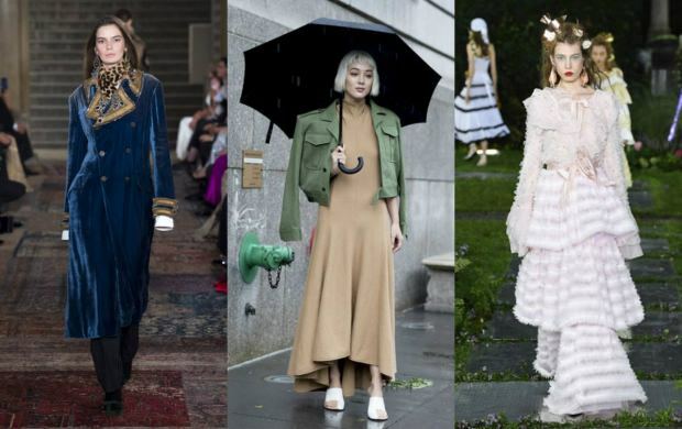 Street fashion valt op tijdens de modeweek in New York