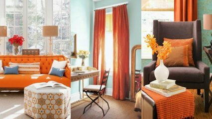 Oranje ideeën voor huisdecoratie