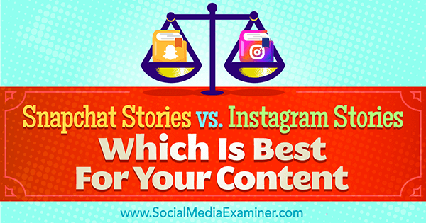 snapchat-verhalen versus instagram-verhalen