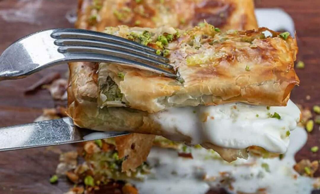 Hoe maak je Balıkesir-roomkaas? Balıkesir romig recept! Dessert uit de regio Balıkesir...