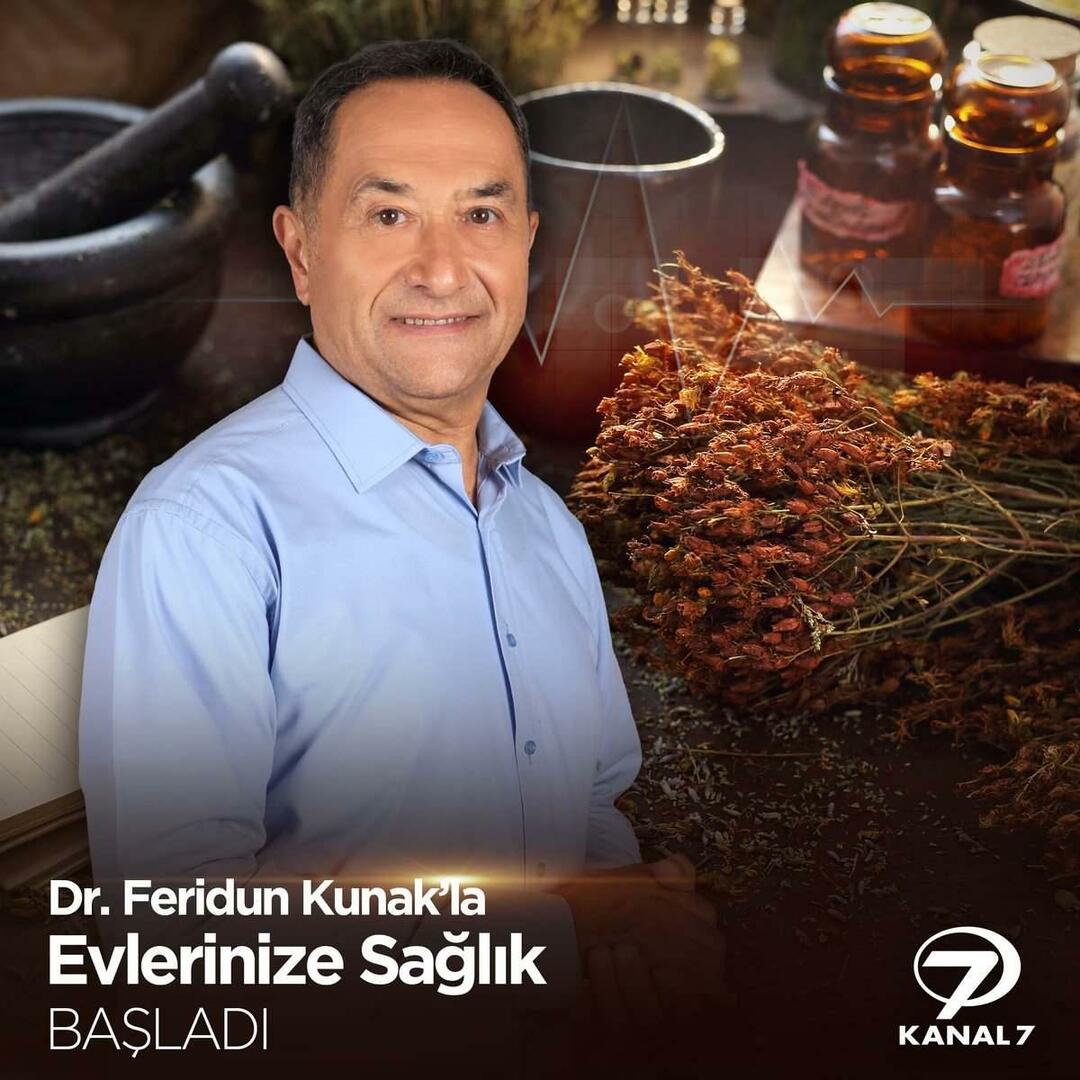 Kus. dr. Feridun Kunak op Kanal 7-schermen