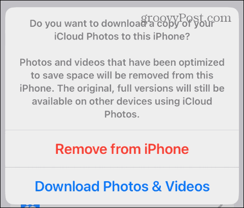 Foto's verwijderen uit iCloud