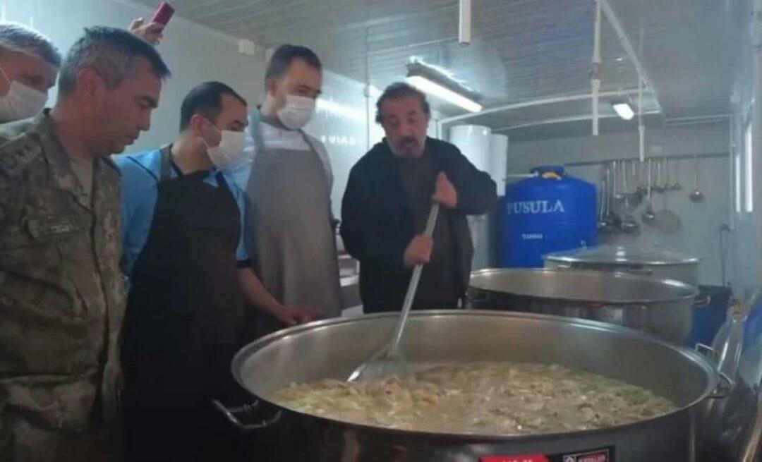 Mehmet Chef kookte met de soldaten in Hatay! MSB deelde die momenten