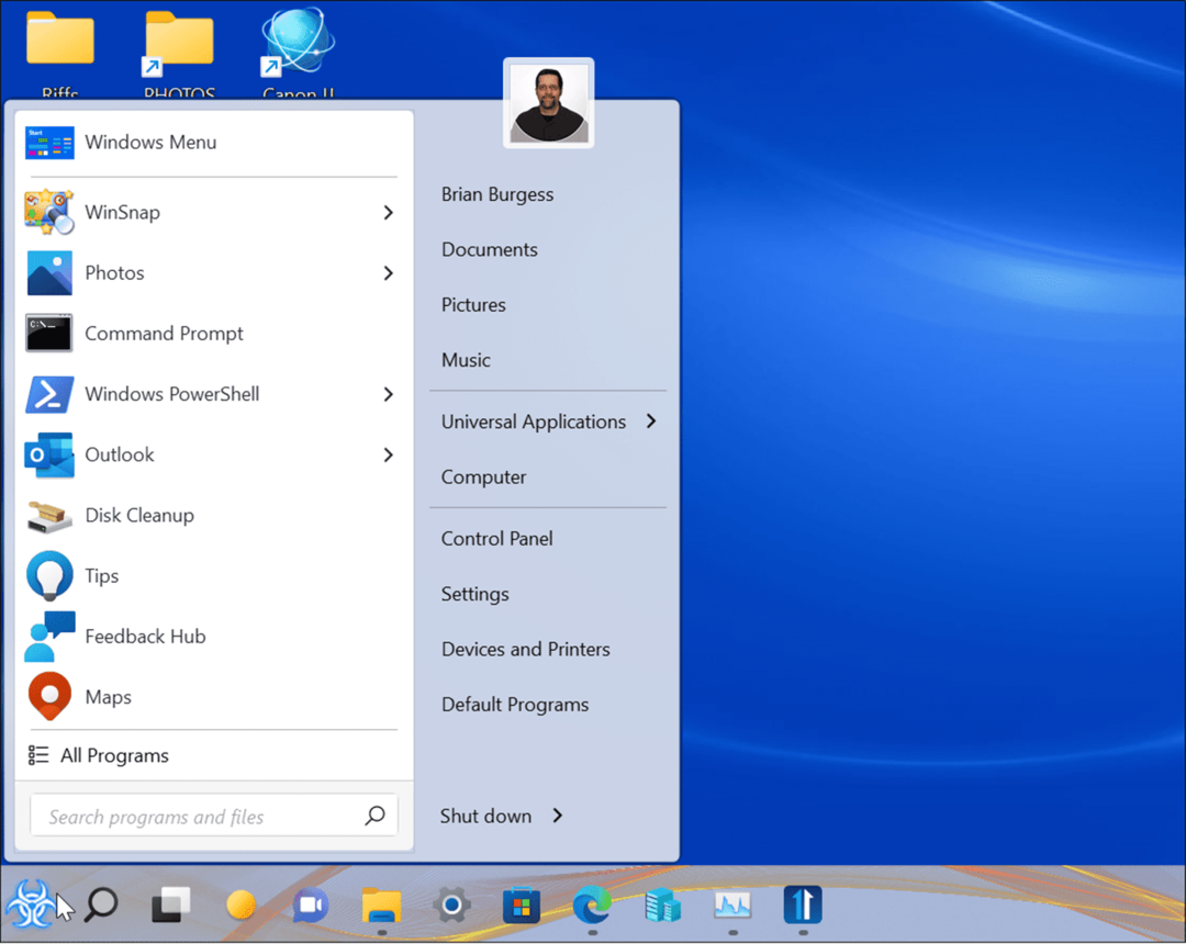 verbeter het startmenu en de taakbalk van Windows 11 met start 11