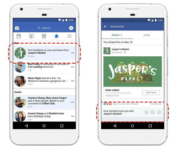 Facebook lanceert een nieuwe beoordelingsoptie voor e-commerce in het dashboard voor recente advertenties waarmee kopers feedback kunnen geven over producten waarvoor op Facebook wordt geadverteerd.
