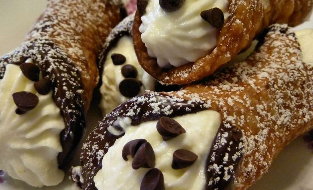 Hoe maak je Cannoli, de meester van desserts uit de Italiaanse keuken?