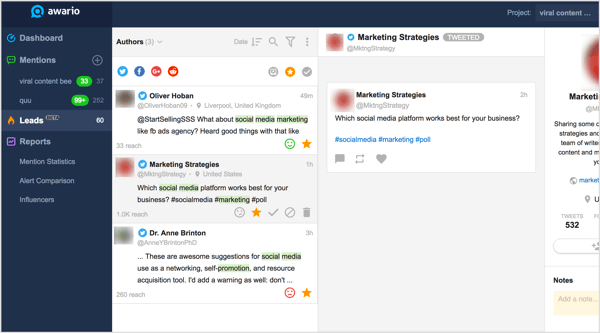 3 Social Media Monitoring Tools voor marketeers: Social Media Examiner