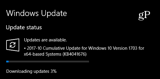 Cumulatieve update KB4041676