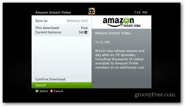 Amazon Instant Video nu op Xbox 360