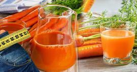 Zorgen wortels ervoor dat je afvalt? Hoeveel calorieën bevat wortelsap? Wortelsaprecept dat buikvet doet smelten
