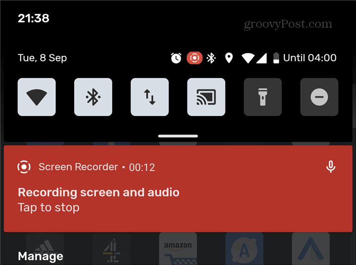 Android Screen Recorder-opname