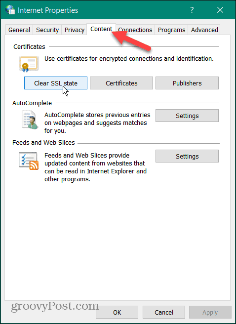 Herstel ERR_SSL_PROTOCOL_ERROR op Windows