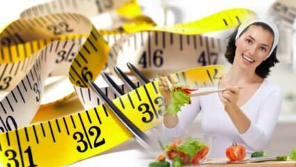 Gemakkelijke en permanente dieetlijst die de eetlust stimuleert! Afvallen met een gezonde dieetlijst