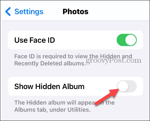 Foto's op uw iPhone verbergen en zichtbaar maken
