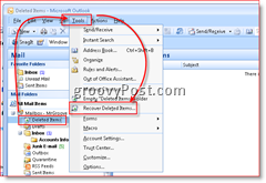 Afbeelding van How-To verwijderde items herstellen in Outlook 2007