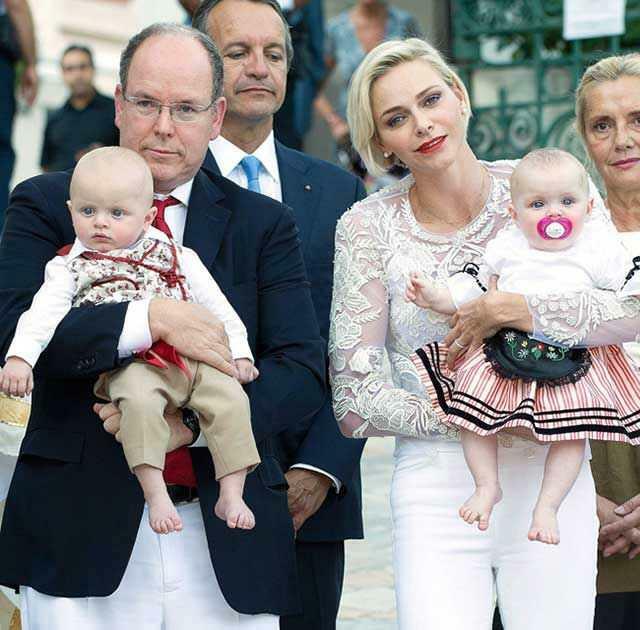 Prins Albert van Monaco, Prinses Charlene en hun tweeling