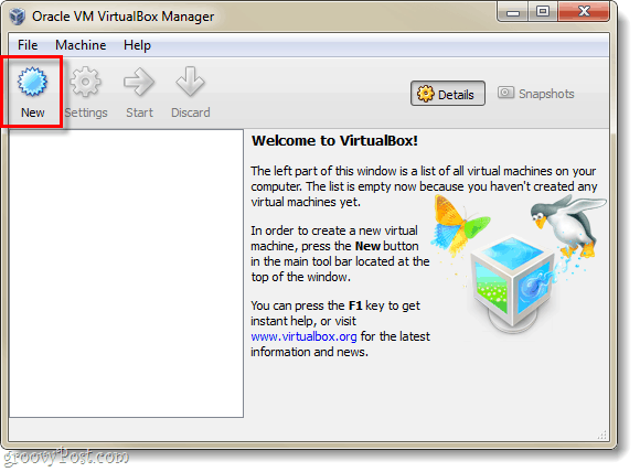 maak een virtualbox virtuele machine