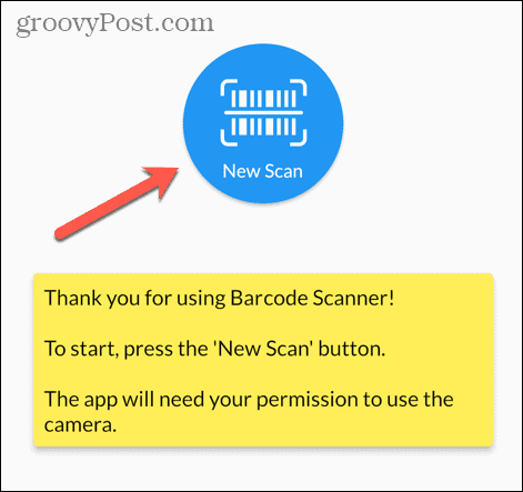 barcodescanner scannen nieuw