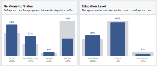 facebook publieksinzichten status onderwijs