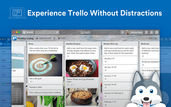 Download Trello voor desktop op Mac en Windows.