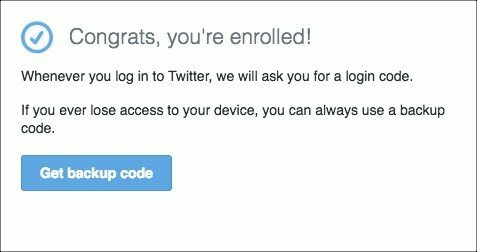 twitter-enrolled-two-step-verificatie voltooid