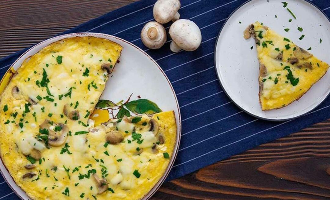 Hoe maak je een champignonomelet? Praktisch en heerlijk recept voor champignonomelet voor sahur