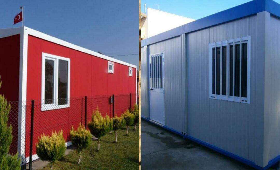 Wat is een containerwoning? Wat doet een containerwoning? Containerhuis na aardbeving