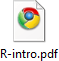 google chrome pdf-pictogram