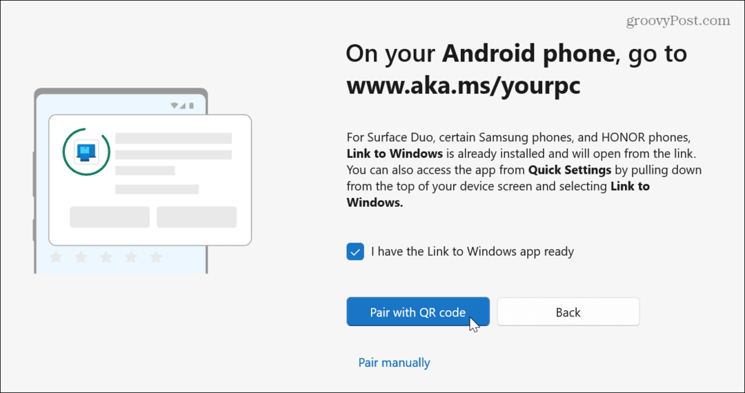 Foto's overzetten van Android naar Windows 11 met Phone Link