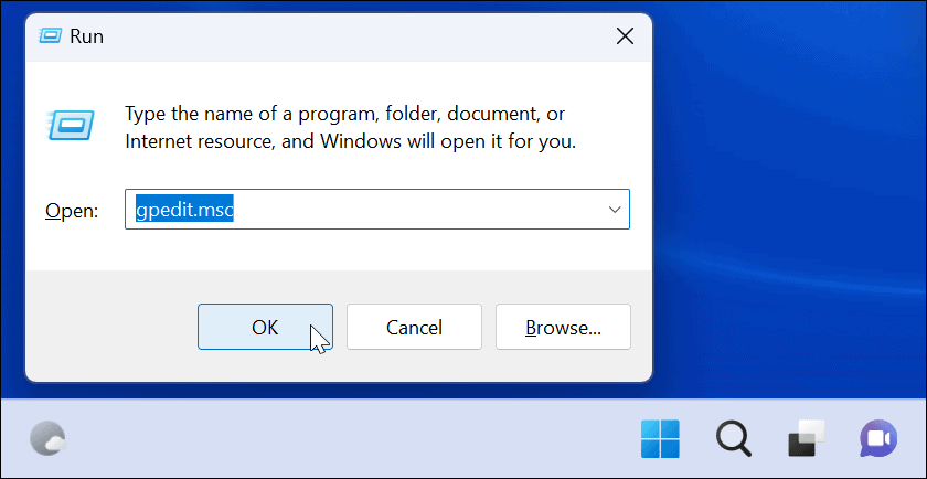gpedit blokkeert gebruikers van instellingen in Windows 11
