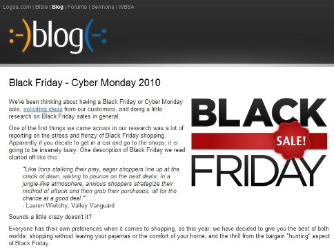 zwarte vrijdag blog