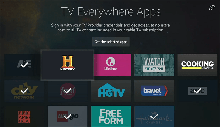 tv overal apps